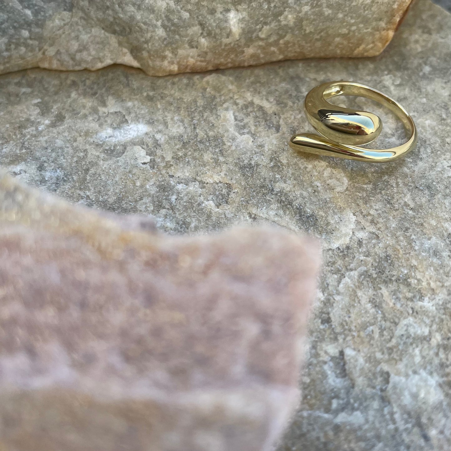 Golden Snake Ring