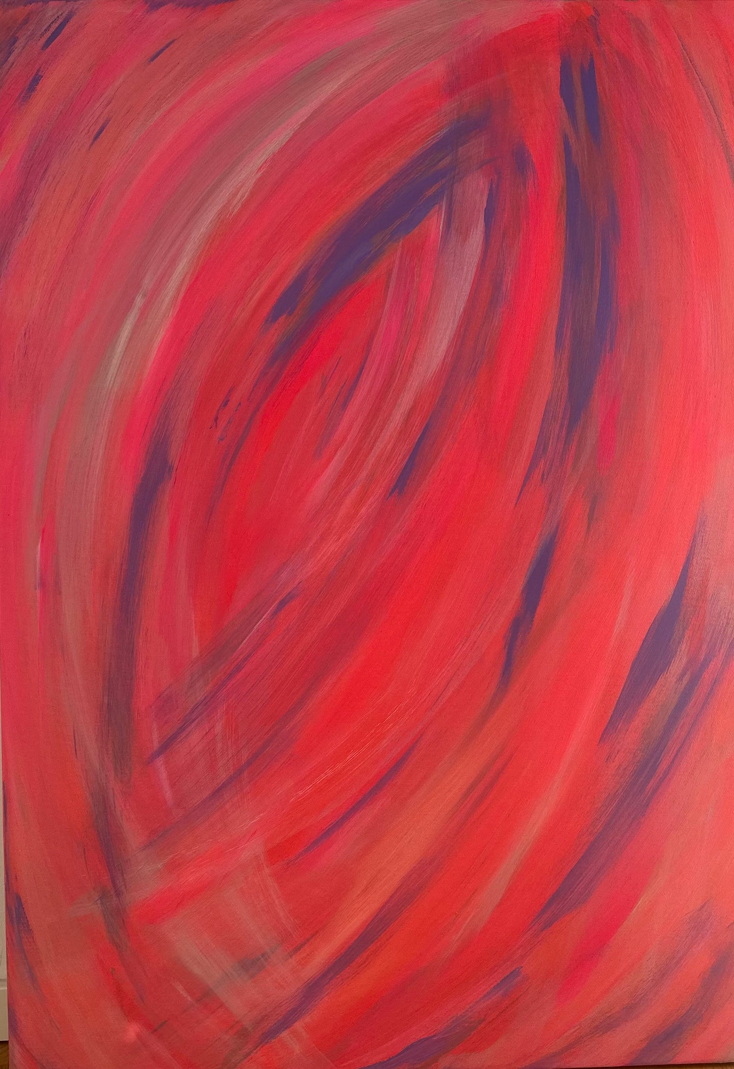 V Collection - pink/orange // 70x100 cm